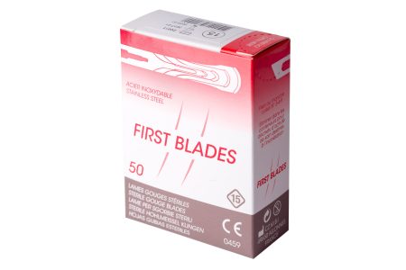 First Blades rozmiar 15 dłutka podologiczne - 50 sztuk